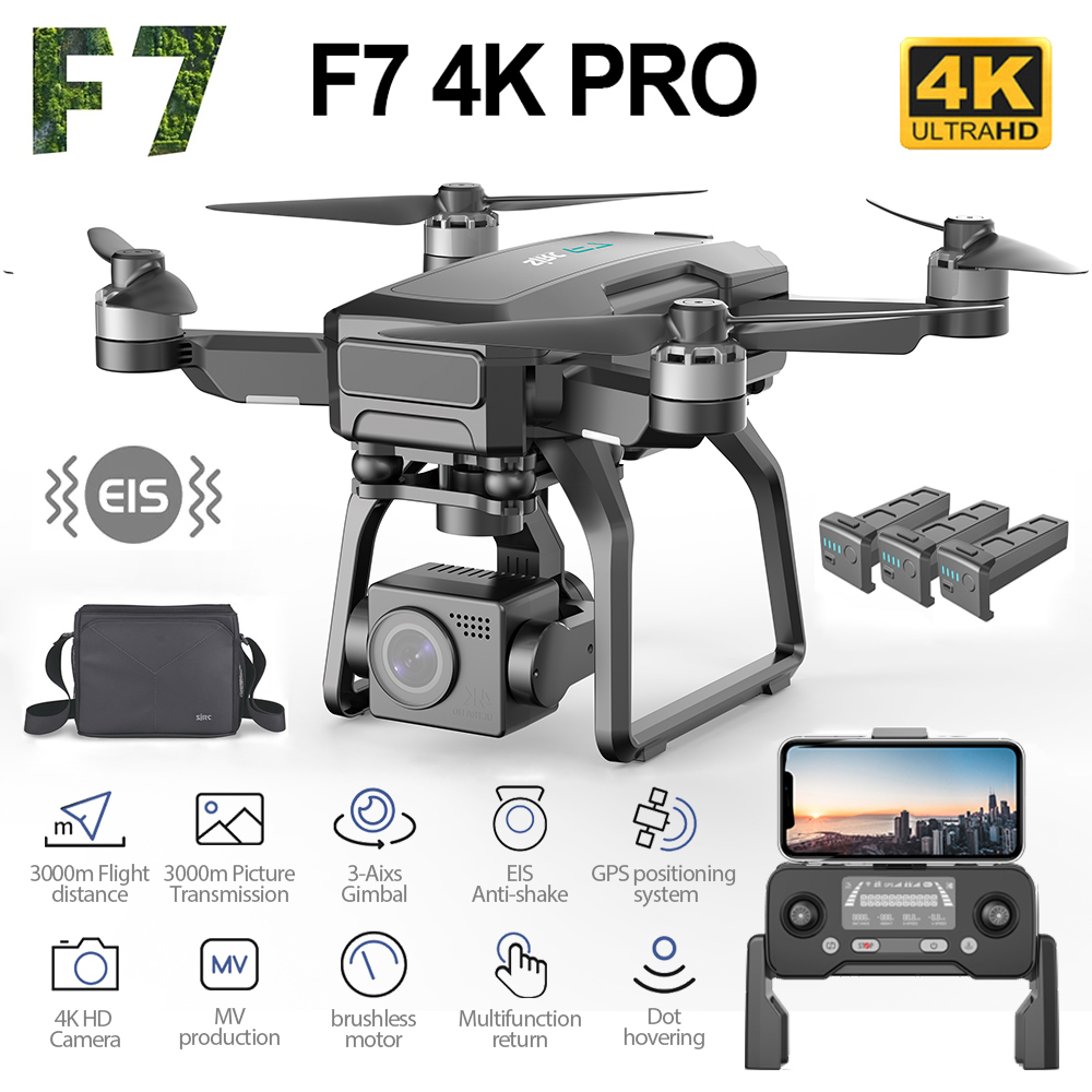 T-Motor F7 Pro Flight Controller - SJRC F7 PRO GPS 드론, 4K